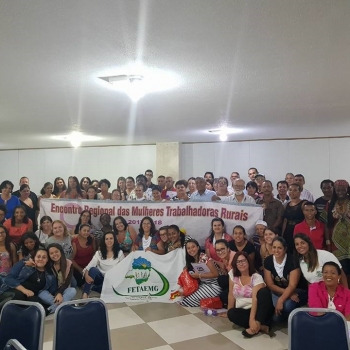 Trabalhadoras participam de 2° Encontro Regional de Mulheres Trabalhadoras Rurais da Fetaemg em Muriaé