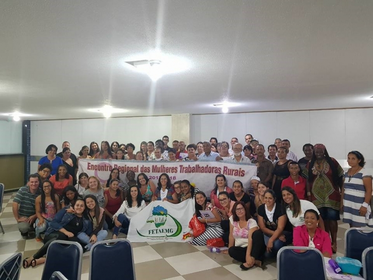 Trabalhadoras participam de 2° Encontro Regional de Mulheres Trabalhadoras Rurais da Fetaemg em Muriaé