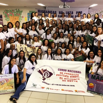 Trabalhadoras Rurais mineiras participam do terceiro curso nacional de Formação Política Sindical de Mulheres em Brasília