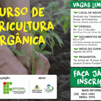 Com o apoio da Fetaemg o STTR de Porteirinha realiza Curso de Agricultura Orgânica