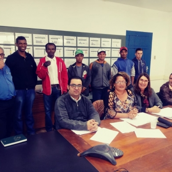 Fetaemg participa de negociação que celebra Acordo Coletivo de Trabalho 2018/2019 entre o STTR de Monte Belo e a usina Monte Alegre/Adecoagro