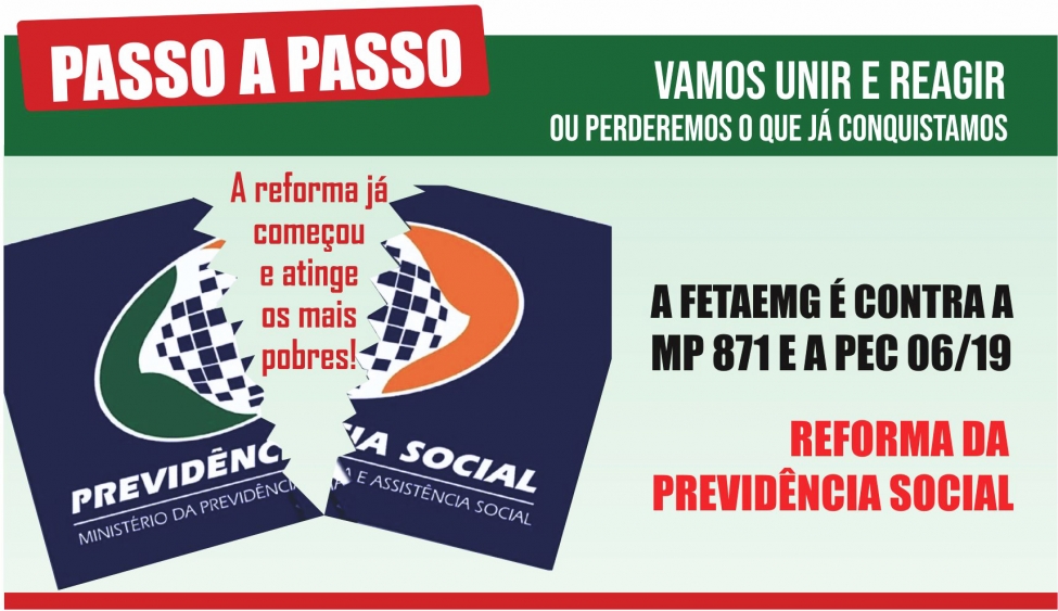 Reforma da Previdência – Ou reagimos ou perderemos o que já conquistamos