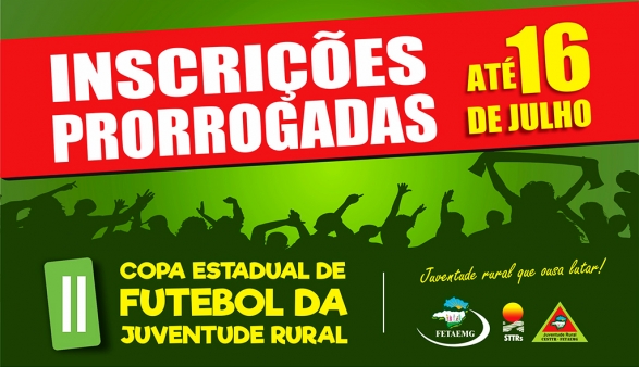 Prorrogado o prazo para inscrição do seu time na II Copa Estadual da Juventude Rural