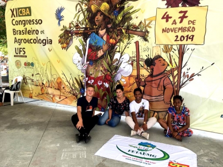 Juventude Rural mineira no XI Congresso Brasileiro de Agroecologia em Sergipe