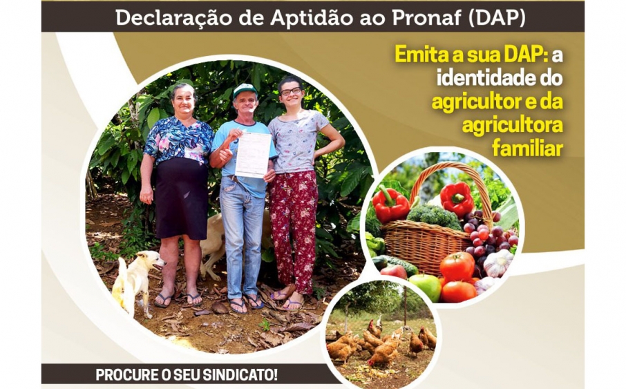 Emita a sua DAP: A identidade do agricultor e da Agricultora Familiar