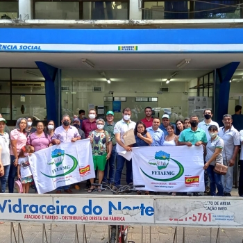 Mobilizações por todo o estado de MG pela reestruturação do atendimento do INSS