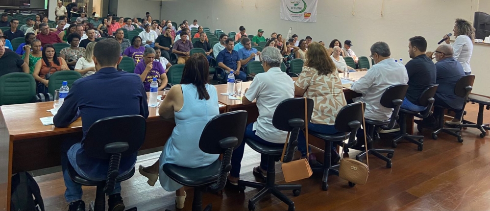 A Fetaemg realiza, nesta quinta feira (28/11), sua reunião do Conselho de Representantes com a participação da direção dos Sindicatos de Trabalhadores e Trabalhadoras Rurais de todas as regiões do Estado.